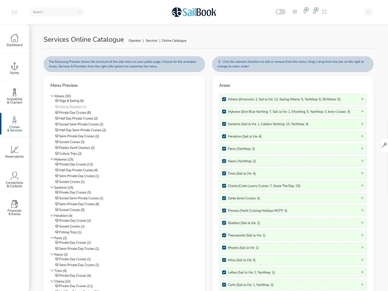 SailBook Cruises & Services